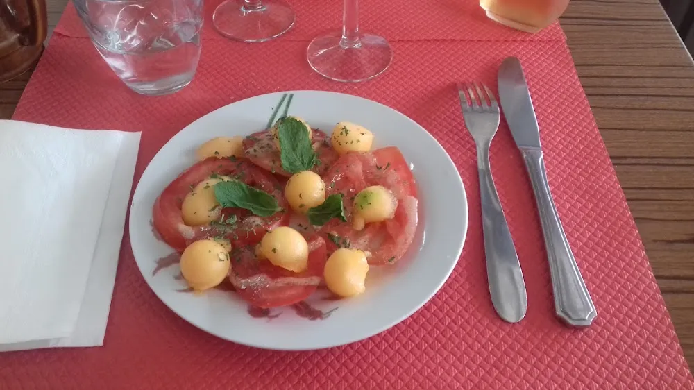 Entrée Tomates Melon