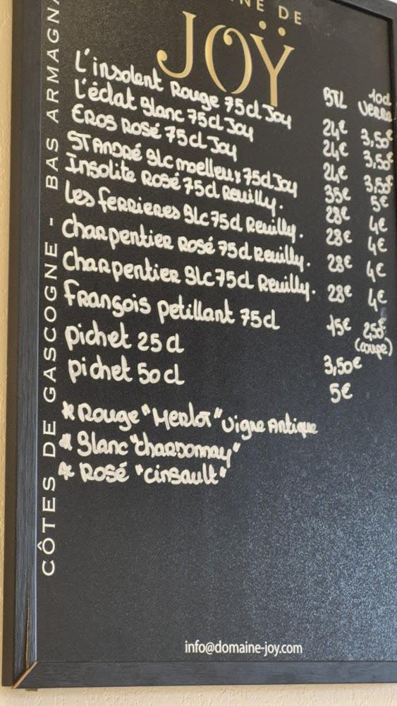 Chez Chouchou - Menu Image 1